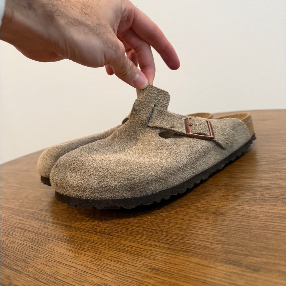 Birkenstock Tan Suede Loafers